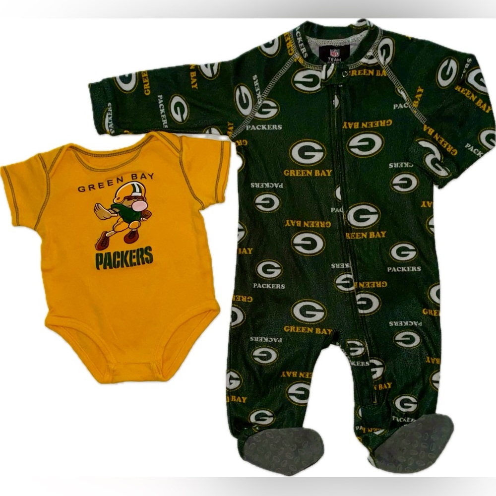 GB PACKERS baby apparel 3/6 & 6/9mo